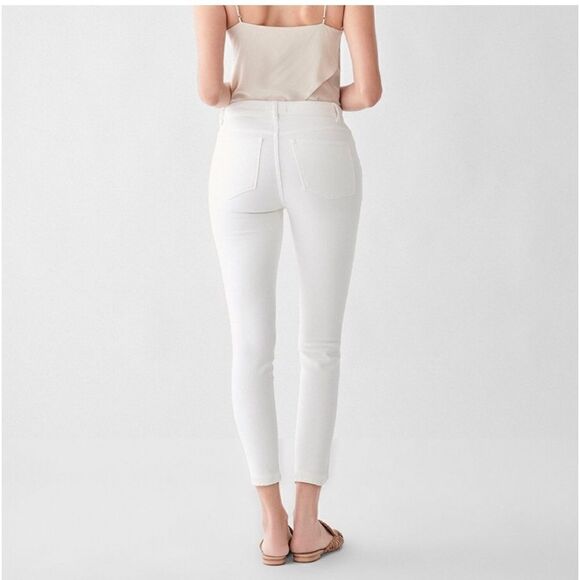 DL1961 Farrow Cropped High Rise Instasculpt Skinny Jeans Size 29 - Picture 3 of 9